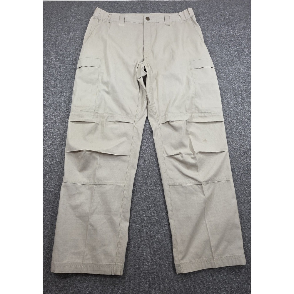 Vertx Pants Mens 35x30 Beige Pro Cargo Stretch Double Knee Tactical Combat Work